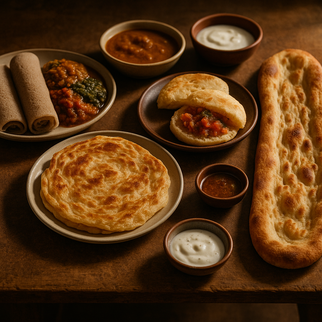 Scoop, Split, or Tear? 4 Flatbreads That Change the Whole Dinner