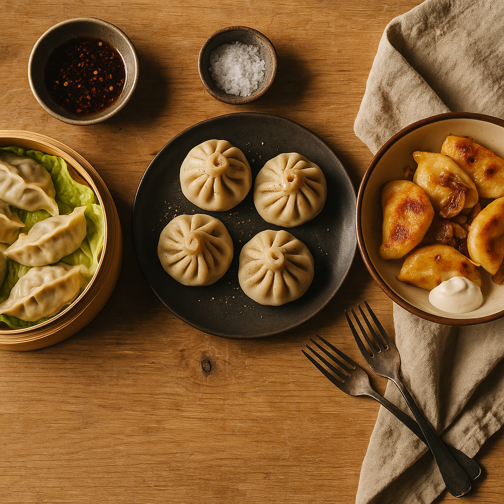 Jiaozi vs khinkali vs pierogi: three dumplings, three arguments