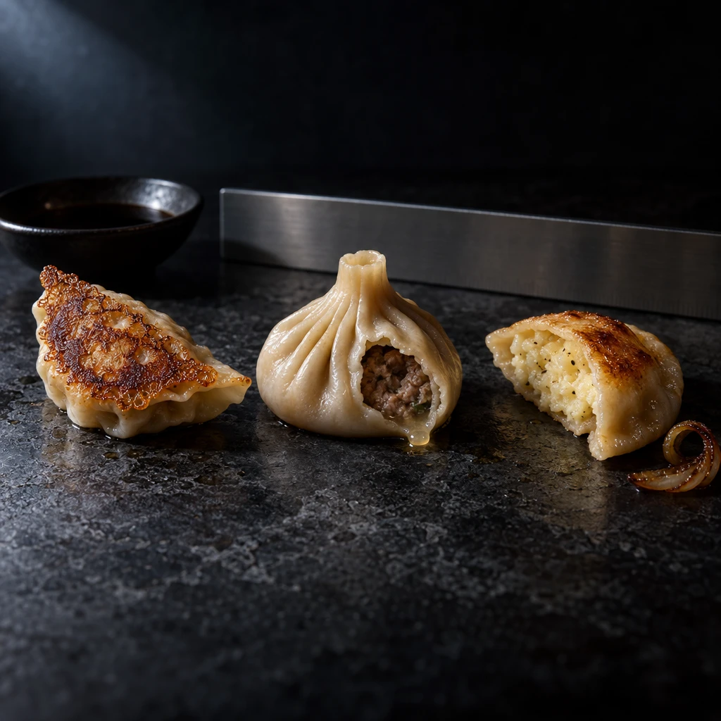 Jiaozi vs khinkali vs pierogi: three dumplings, three arguments